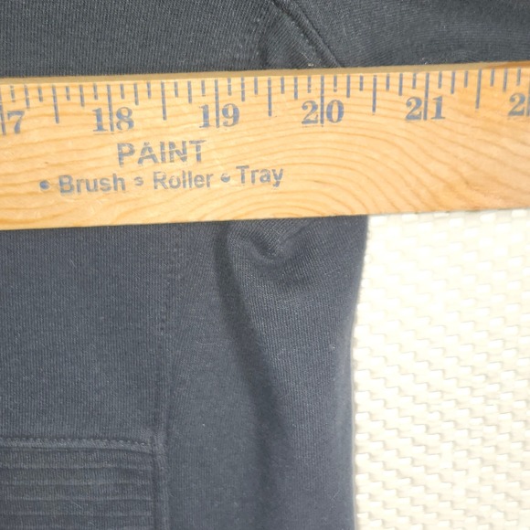 LL Bean Womens Pullover Sweatshirt Size M Regular‎ Black Long Sleeve - Picture 5 of 7